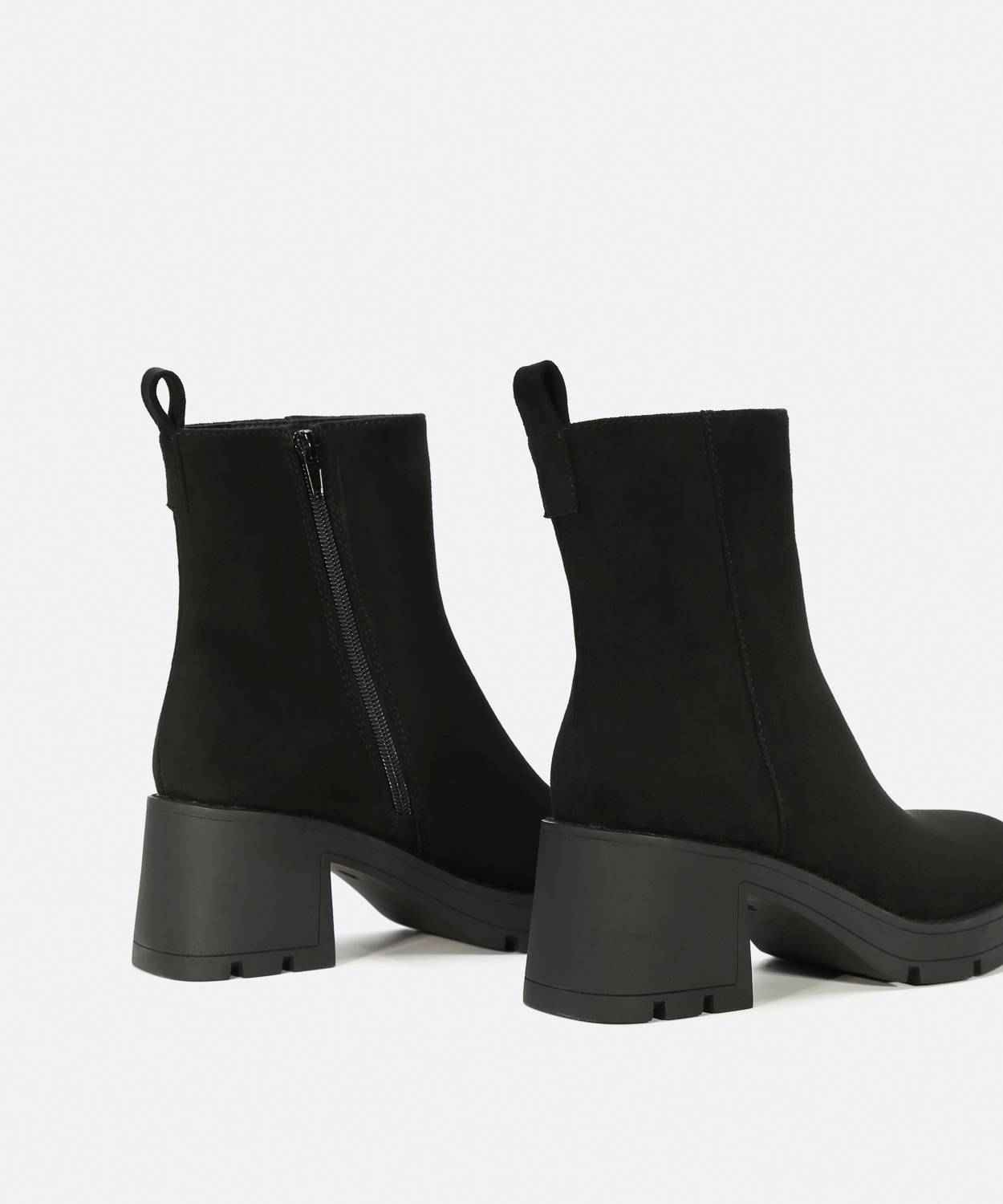 Botines b&aacute;sicos tac&oacute;n plataforma image number null